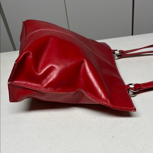 Vintage Wilson Leather Bag Red - Picture 9 of 16